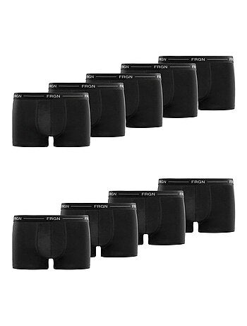 Lot de 9 boxers homme en coton frgn class freegun