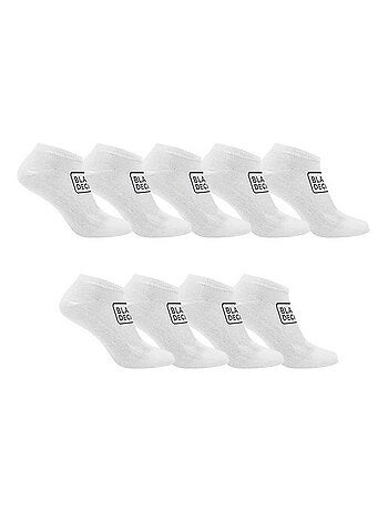 Lot de 9 paires de chaussettes low cut fines et respirantes black & decker