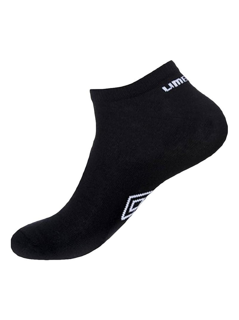 Lot de 9 paires de chaussettes sneackers homme taille 39/42 umbro Noir - Kiabi