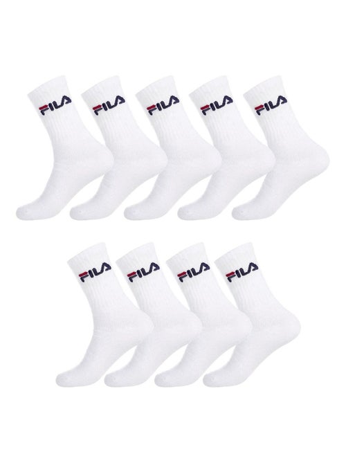 Lot de 9 paires de chaussettes tennis fila - Kiabi