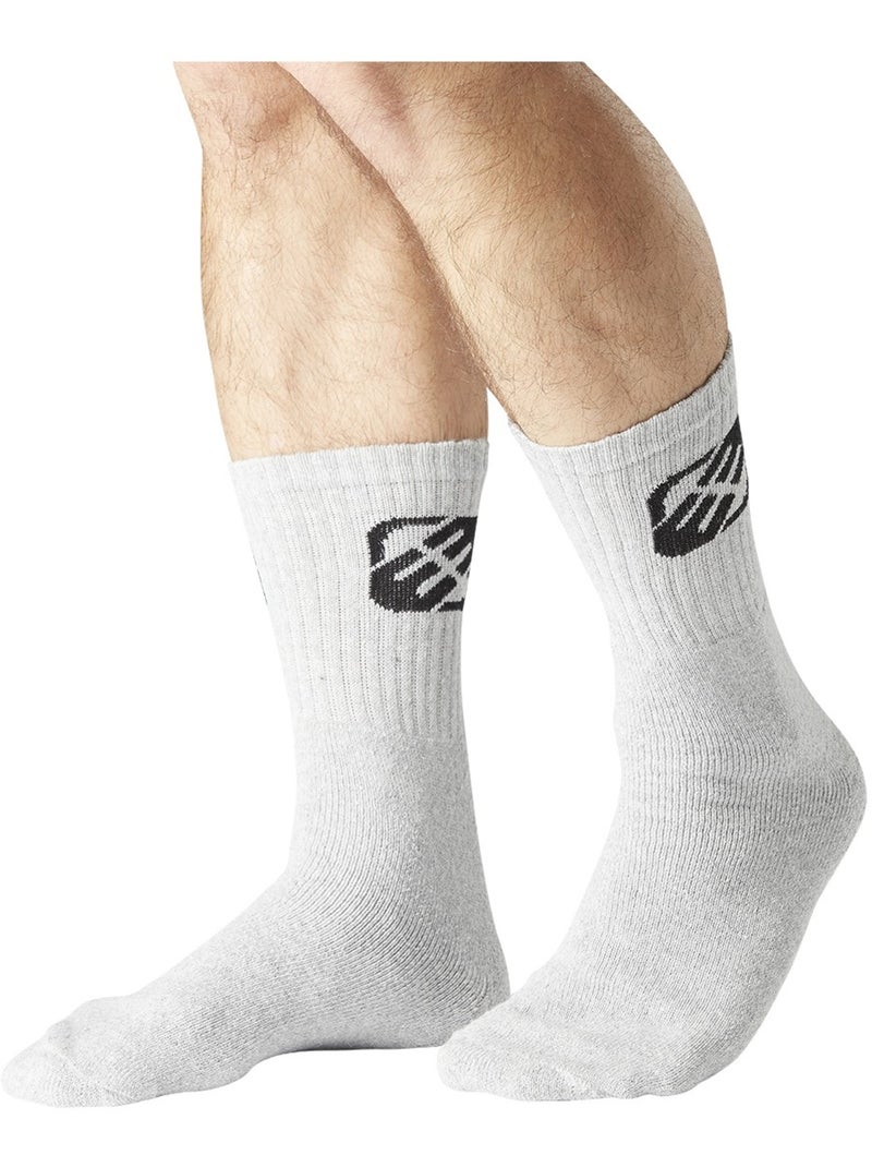 Lot de 9 paires de chaussettes tennis homme assorties freegun Gris - Kiabi