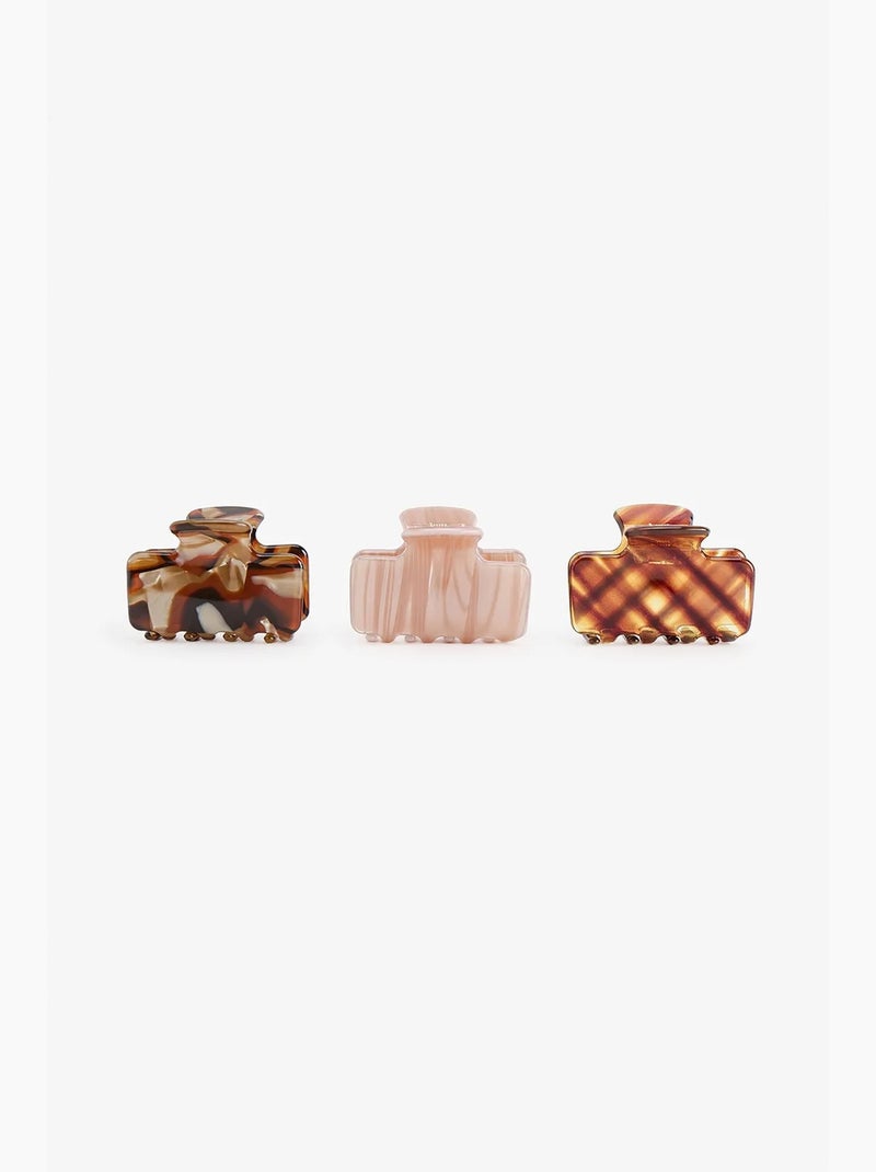 Lot de barrettes lorenzo penti Camel - Kiabi