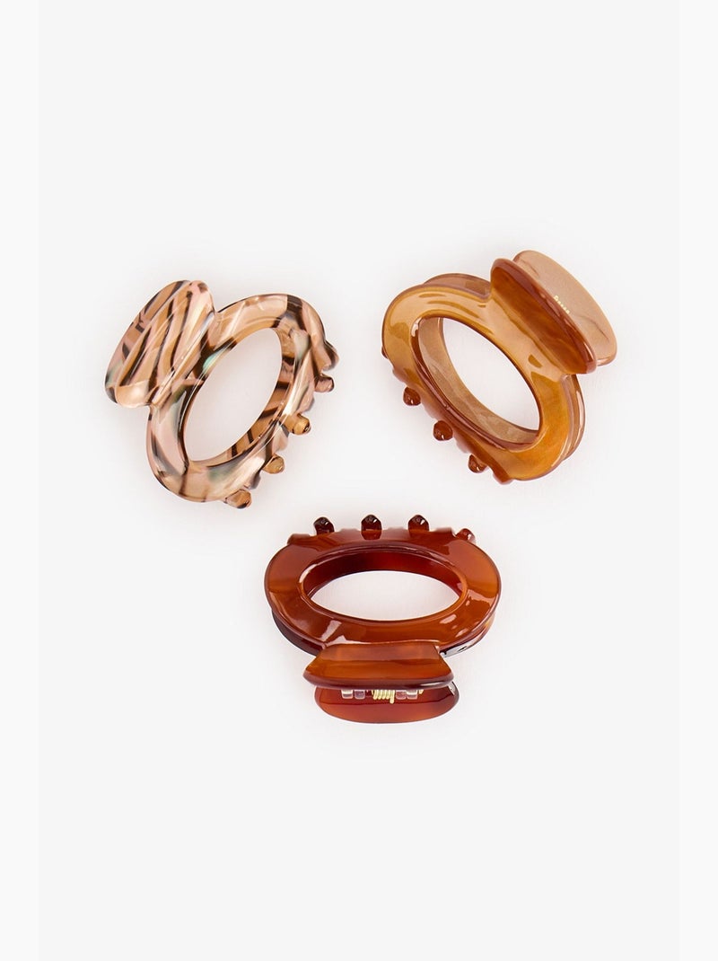 Lot de barrettes nicolas penti Ambre - Kiabi