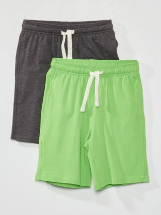 Lot de bermudas en jersey - 2 pièces