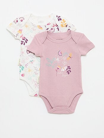 Lot de bodies à manches courtes