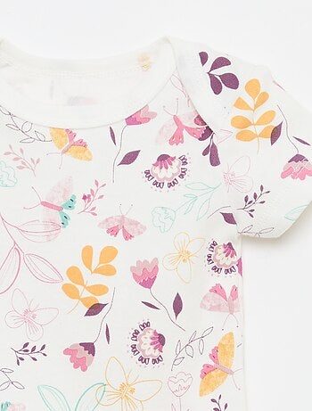 Lot de bodies à manches courtes