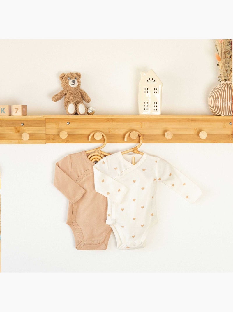 Lot de bodies bébé Ecru - Kiabi