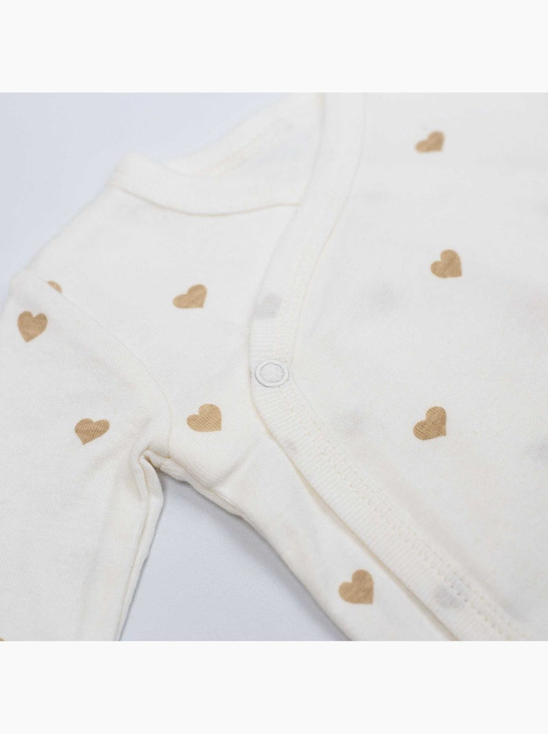 Lot de bodies bébé Ecru - Kiabi