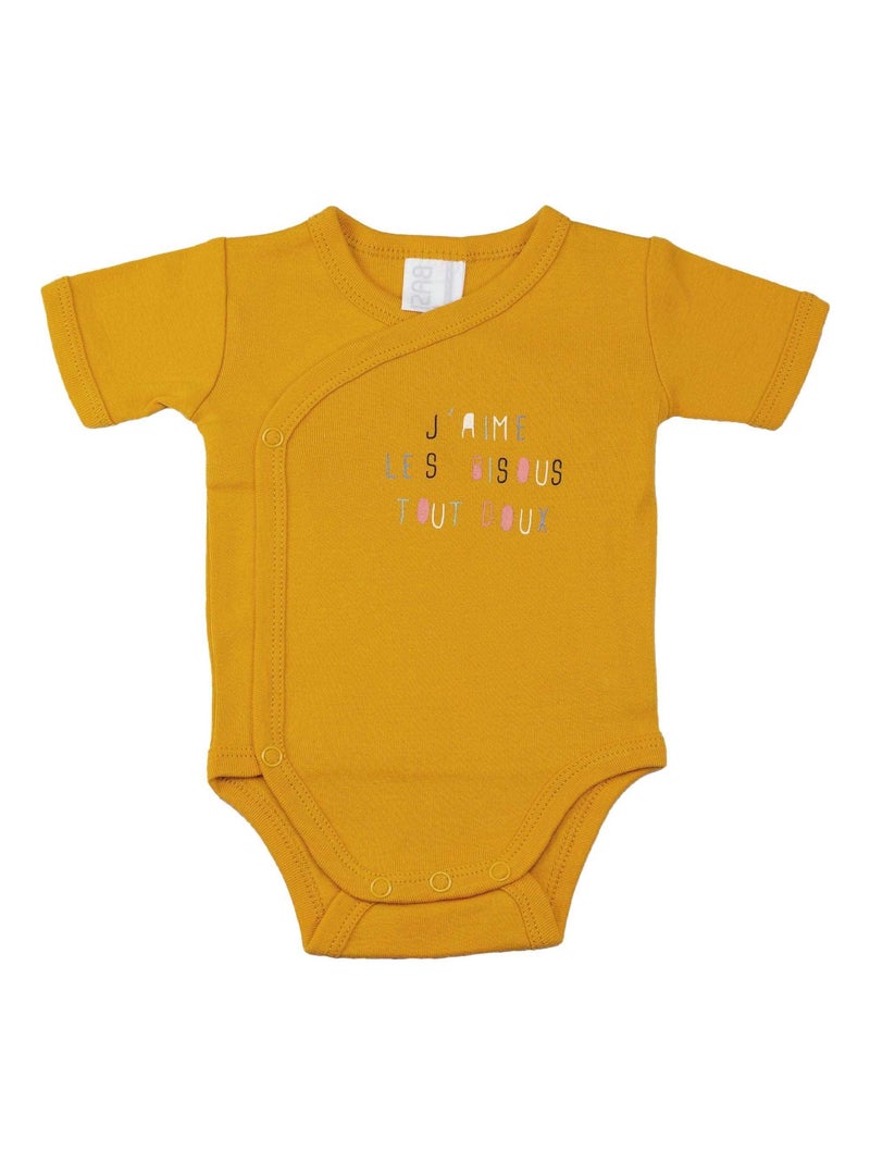 Lot de bodies Jaune - Kiabi