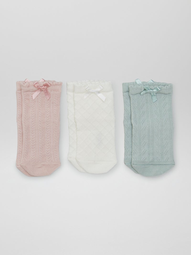 Lot de chaussettes fantaisies - 2 paires ROSE - Kiabi