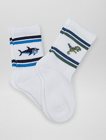 LACOSTE Lot de chaussettes basses blanc - SPORT AVENTURE