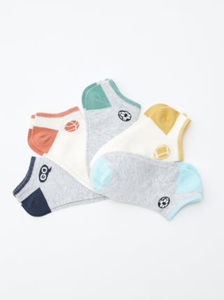 Lot de chaussettes invisibles imprimées