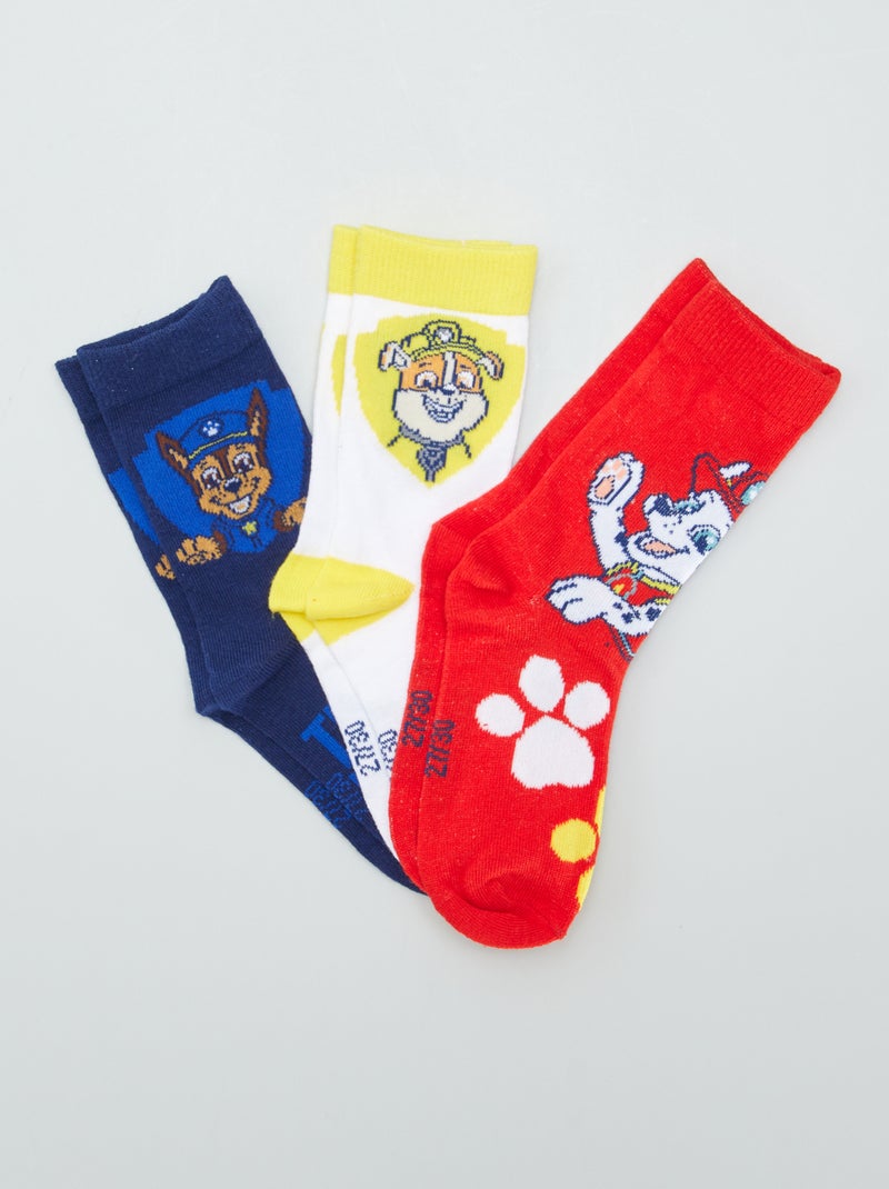 Lot de chaussettes 'Pat 'Patrouille' Bleu - Kiabi