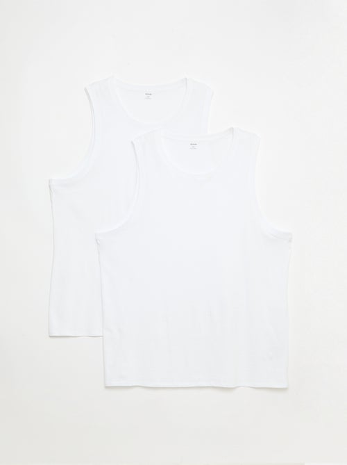 Lot de débardeurs en maille jersey - Kiabi