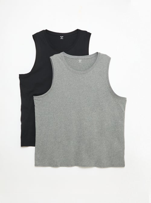 Lot de débardeurs en maille jersey - Kiabi