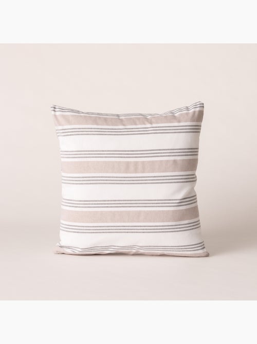 Lot de deux housses de coussin à rayures multiples, avec fermeture zippée - Gamusi. - Kiabi Lot de deux housses de coussin à rayures multiples, avec fermeture zippée - Gamusi. - Kiabi