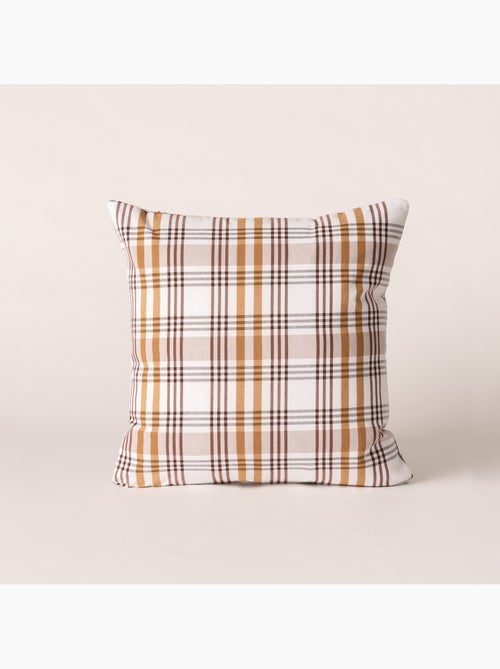 Lot de deux housses de coussin motif tartan, avec fermeture zippée - Gamusi. - Kiabi Lot de deux housses de coussin motif tartan, avec fermeture zippée - Gamusi. - Kiabi