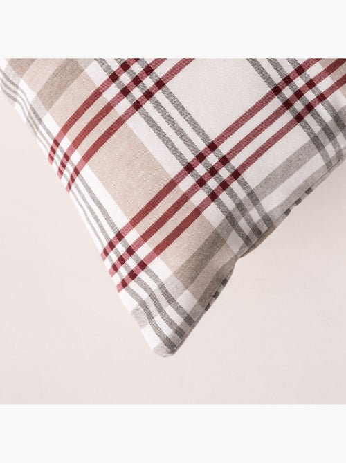 Lot de deux housses de coussin motif tartan, avec fermeture zippée - Gamusi. - Kiabi Lot de deux housses de coussin motif tartan, avec fermeture zippée - Gamusi. - Kiabi