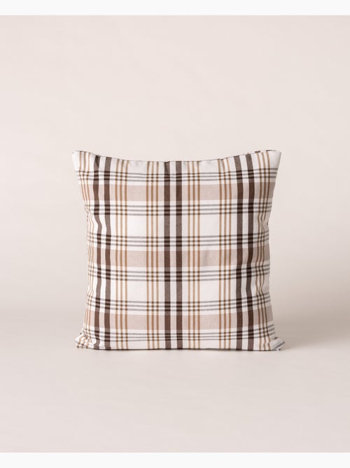 Lot de deux housses de coussin motif tartan, avec fermeture zippée - Gamusi. - Kiabi Lot de deux housses de coussin motif tartan, avec fermeture zippée - Gamusi. - Kiabi