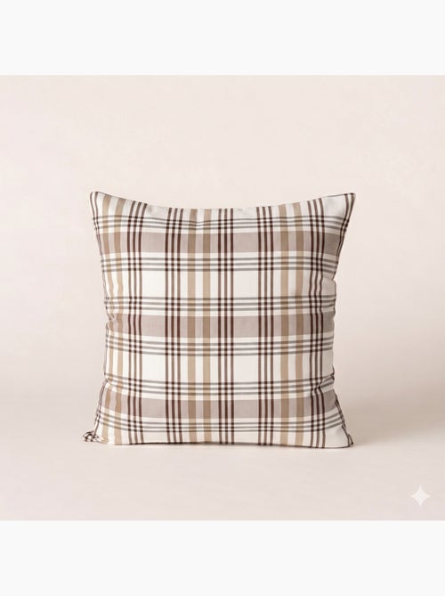 Lot de deux housses de coussin motif tartan, avec fermeture zippée - Gamusi. - Kiabi Lot de deux housses de coussin motif tartan, avec fermeture zippée - Gamusi. - Kiabi