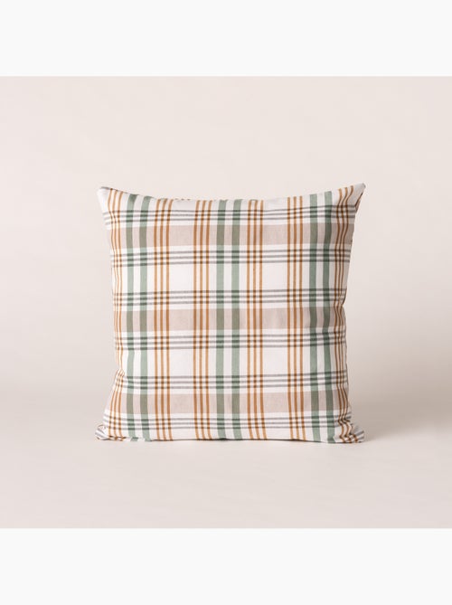Lot de deux housses de coussin motif tartan, avec fermeture zippée - Gamusi. - Kiabi Lot de deux housses de coussin motif tartan, avec fermeture zippée - Gamusi. - Kiabi