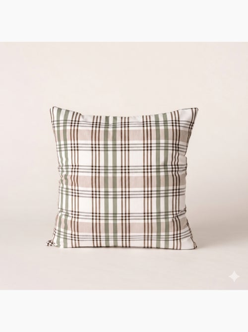 Lot de deux housses de coussin motif tartan, avec fermeture zippée - Gamusi. - Kiabi Lot de deux housses de coussin motif tartan, avec fermeture zippée - Gamusi. - Kiabi