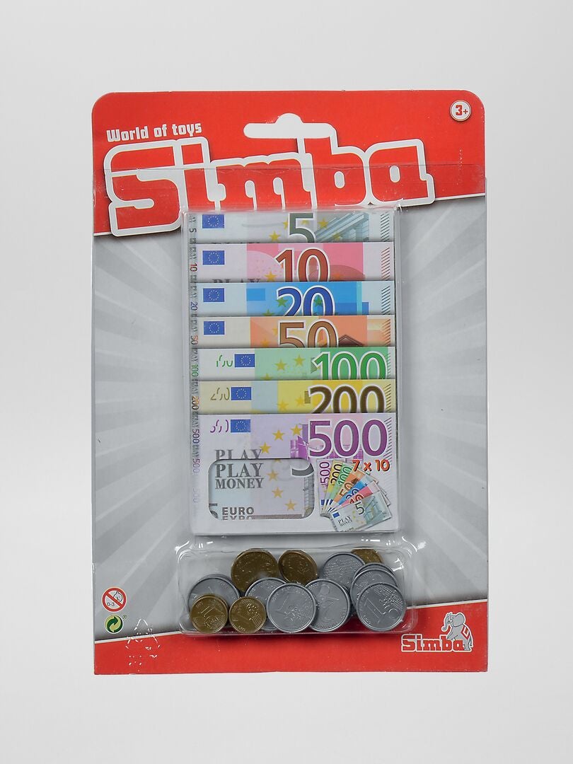 Lot de faux billets et pièces de monnaie - Blanc - Kiabi - 3.00€