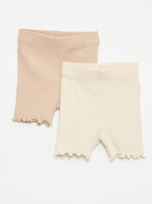 Lot de leggings côtelés - 2 pièces - Kiabi