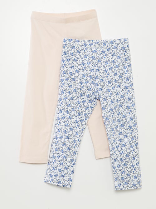 Lot de leggings courts à motif - 2 pièces - Kiabi
