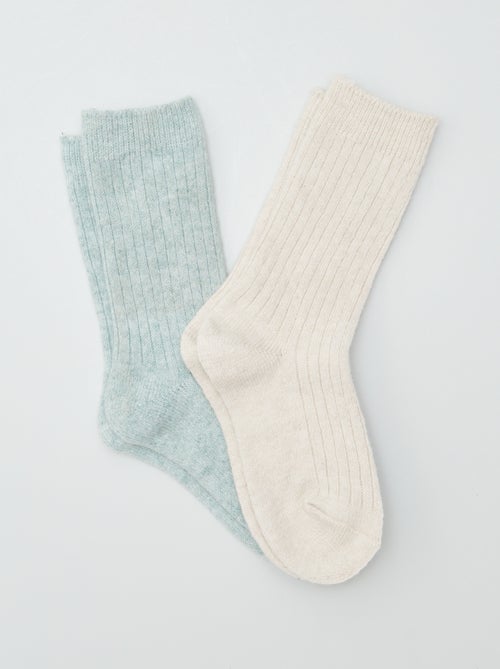 Lot de paires de chaussette tiges hautes - Kiabi