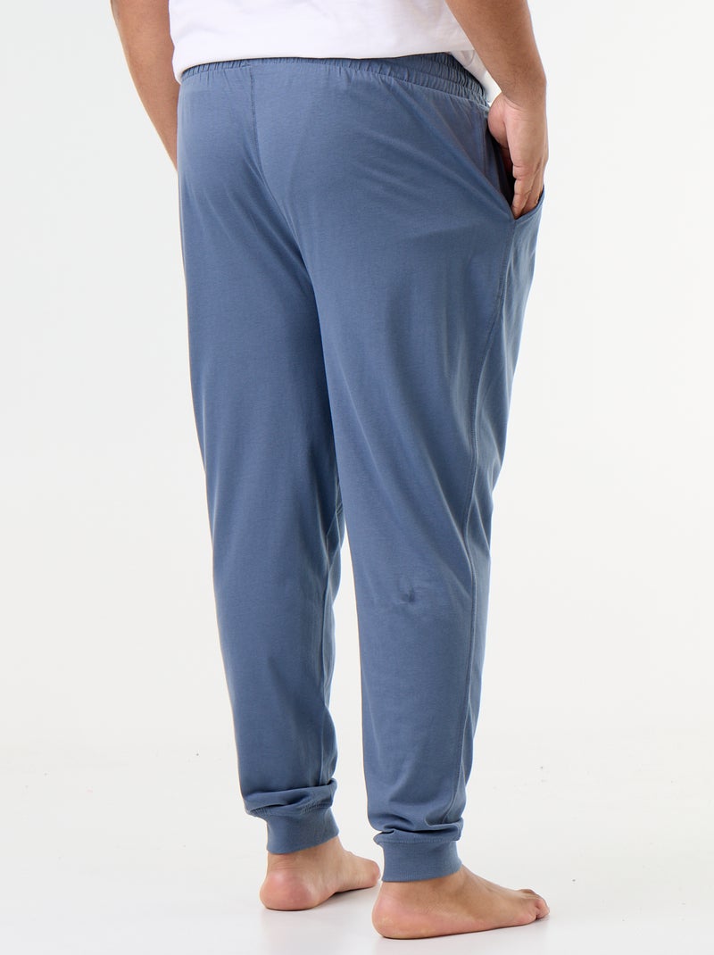 Lot de pantalon de pyjama en jersey Bleu - Kiabi