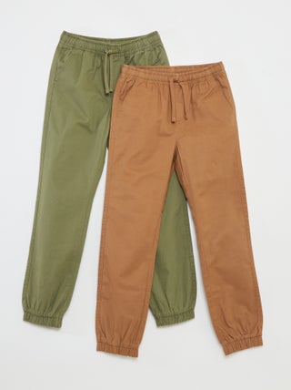 Lot de pantalons jogger - 2 pièces