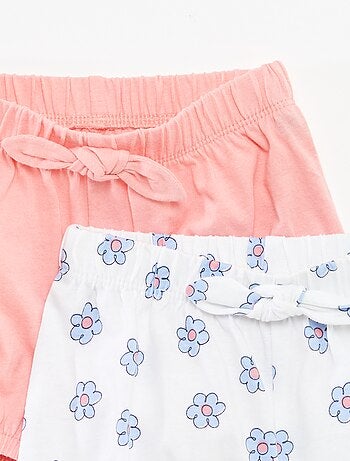 Lot de shorts avec nœuds - 2 pièces
