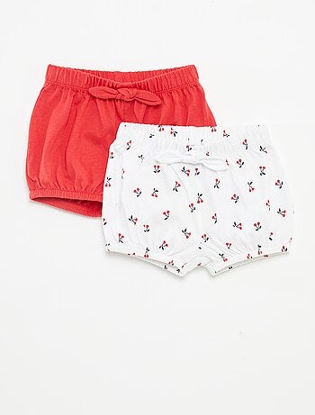 Lot de shorts avec nœuds - 2 pièces