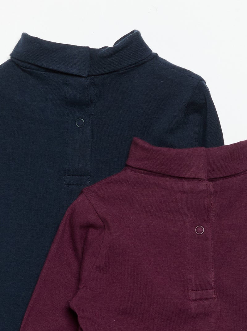 Lot de sous-pull - 2 pièces Bleu - Kiabi