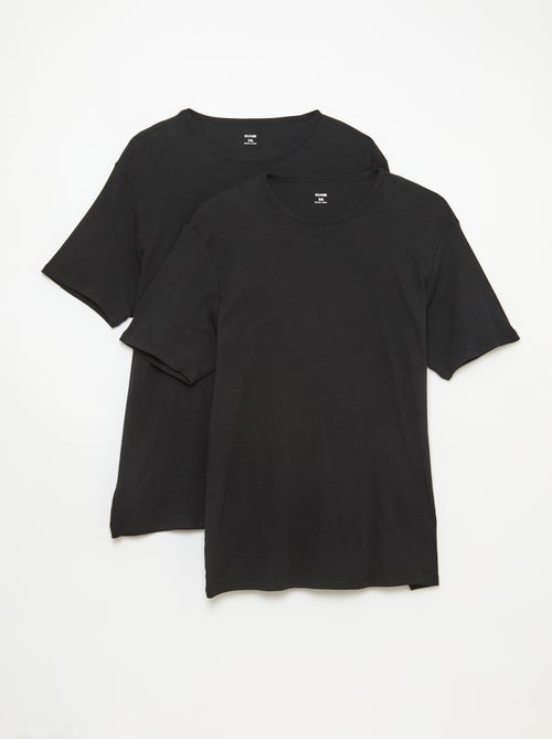 Lot de t-shirt en maille jersey - 2 pièces - Kiabi