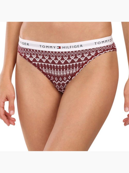 Lot de trois Slips Femme Tommy Hilfiger Gift - Kiabi Lot de trois Slips Femme Tommy Hilfiger Gift - Kiabi