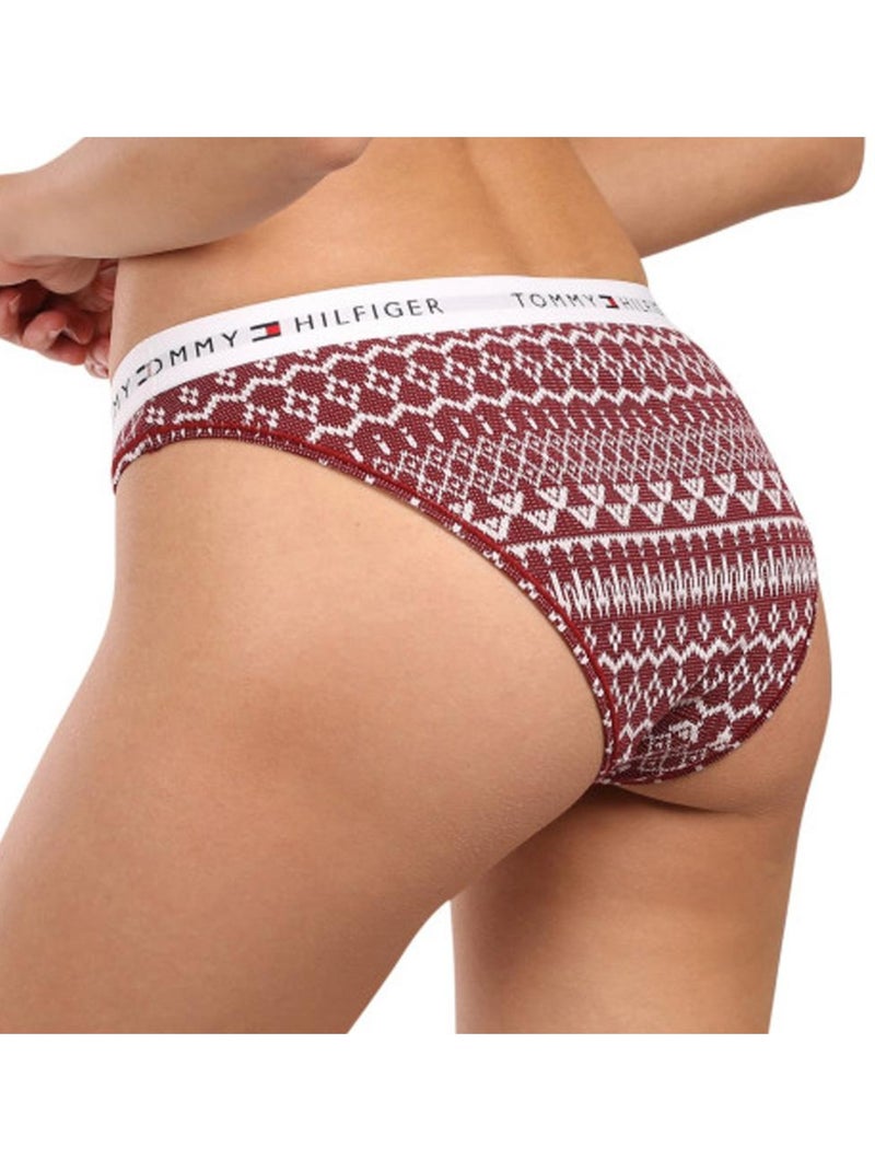 Lot de trois Slips Femme Tommy Hilfiger Gift Rouge - Kiabi