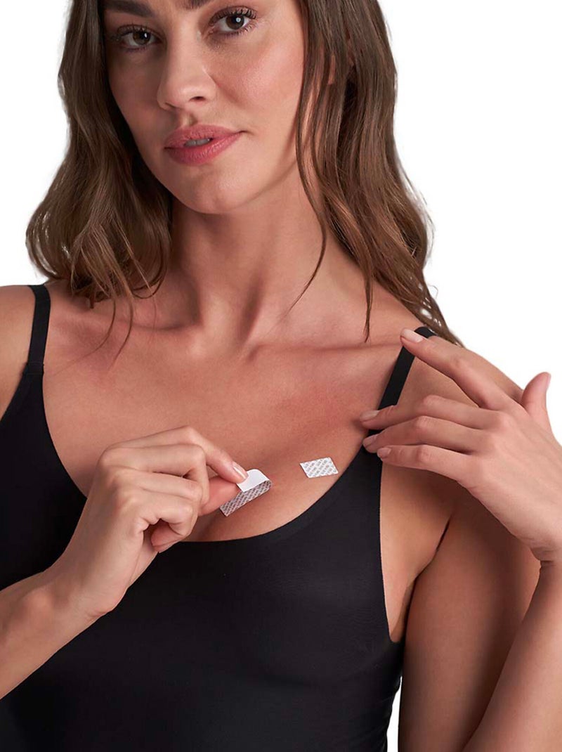 Lot x30 bandes adhésives pour décolleté dans boîte métallique Beige - Kiabi