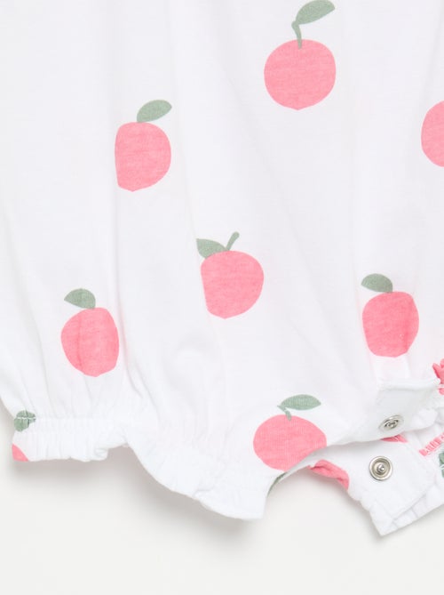 Lots de 2 barboteuses sans manches - Kiabi Lots de 2 barboteuses sans manches - Kiabi