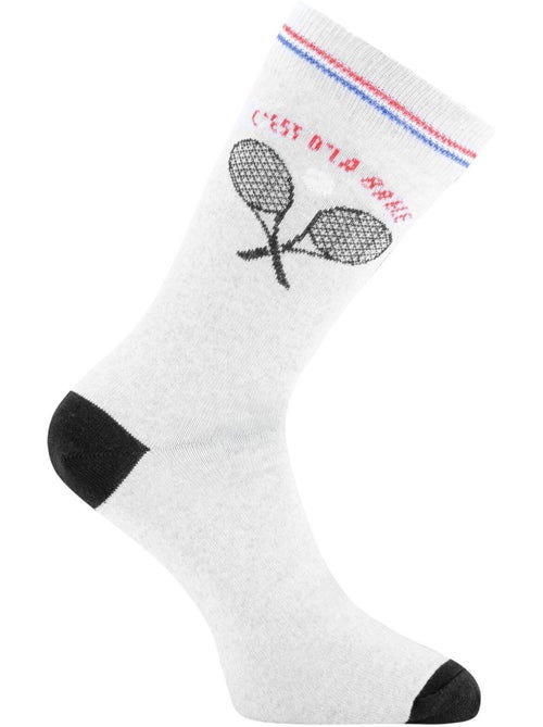 Lots de 2 paires de chaussettes de ville homme tennis & vélo twinday - Kiabi