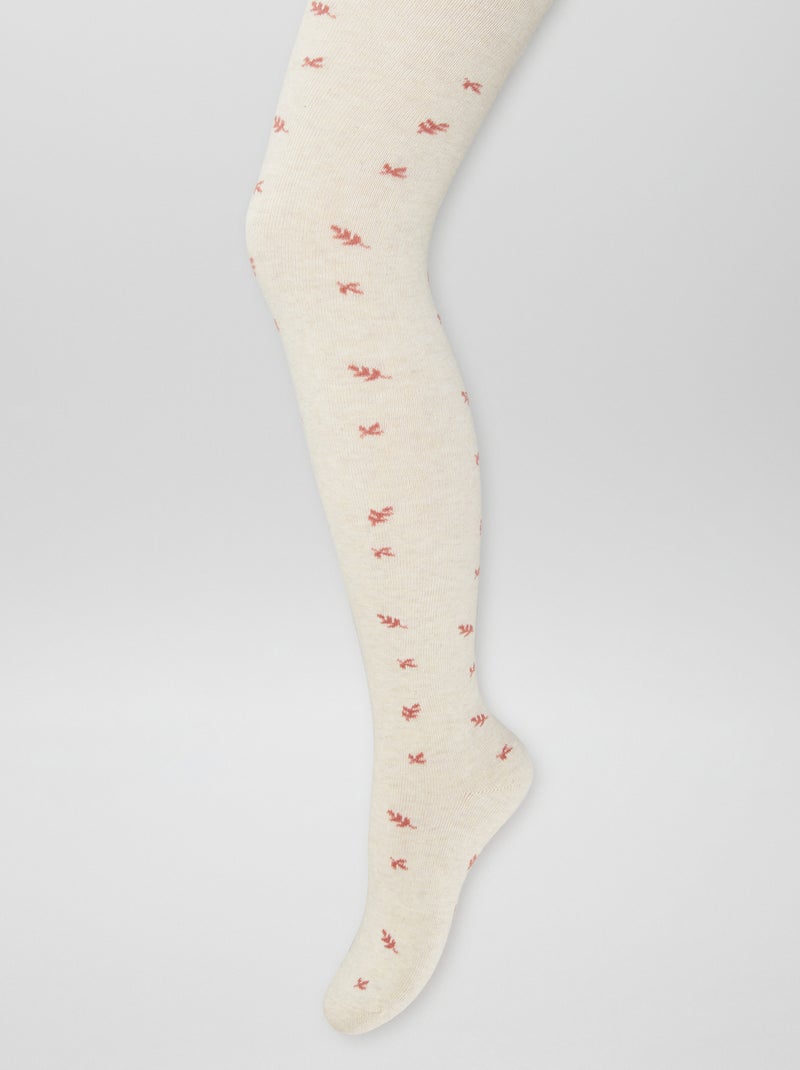 Lots de collants chauds Beige - Kiabi