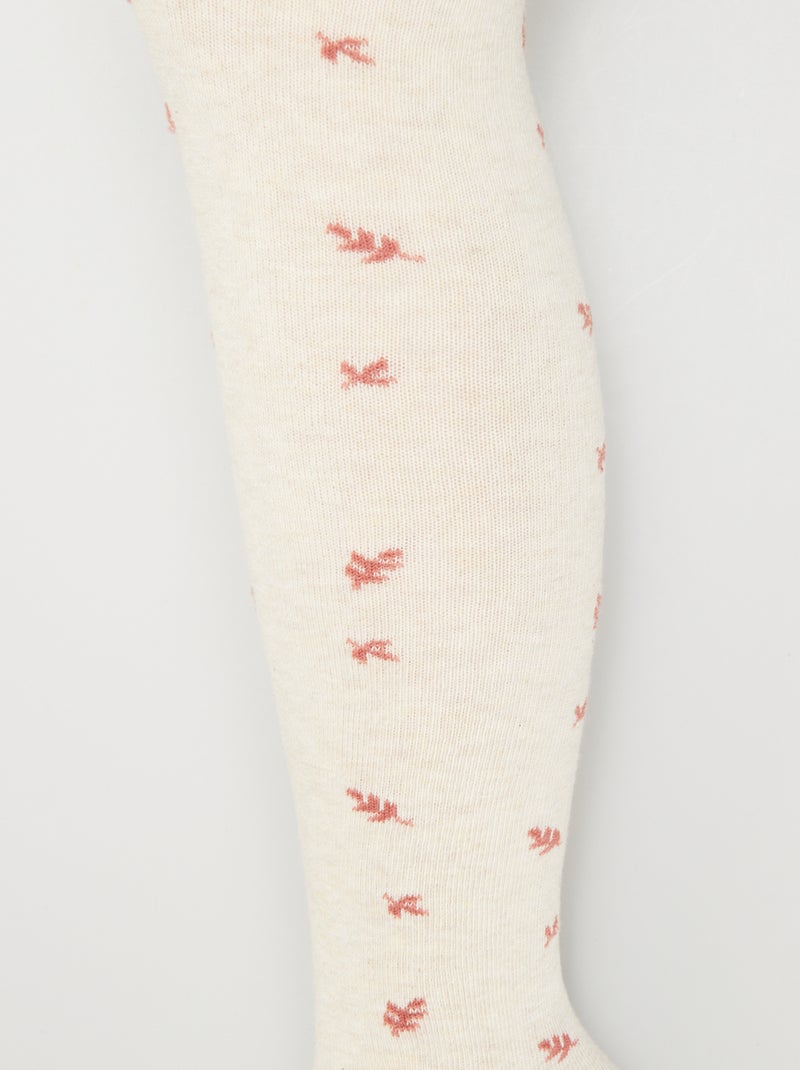 Lots de collants chauds Beige - Kiabi