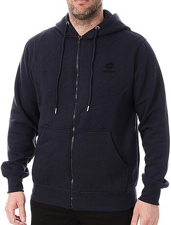 Lotto lt23 heren zip-sweater - marineblauw