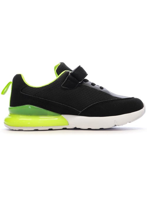 Lotto Novara Jongens Sneakers Zwart/Groen - Kiabi