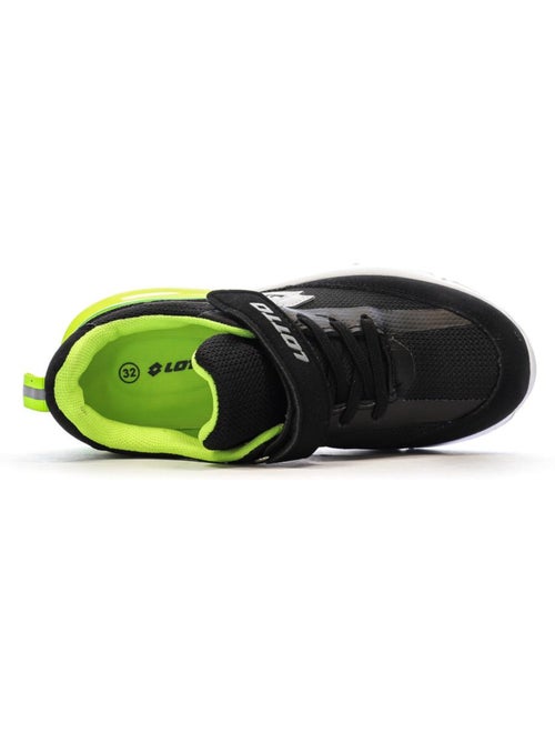 Lotto Novara Jongens Sneakers Zwart/Groen - Kiabi
