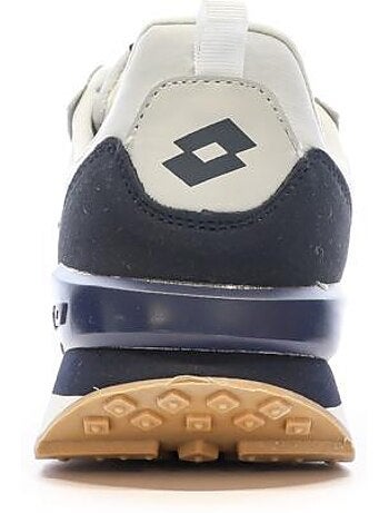 Lotto twenty 5 beige/grijze heren sneakers
