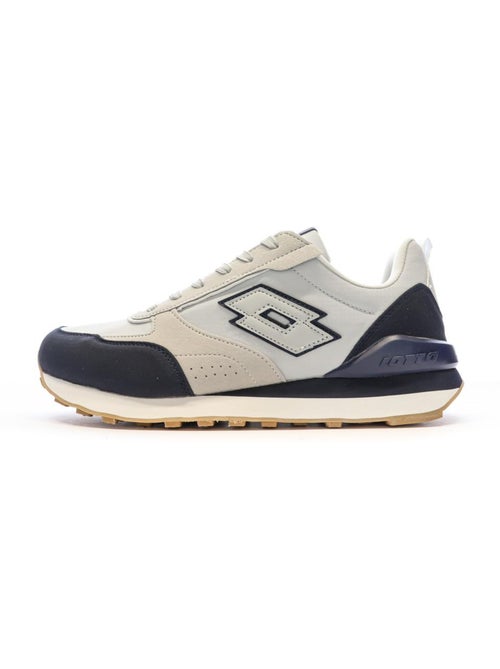 Lotto Twenty 5 Heren Sneakers Grijs/Marine - Kiabi Lotto Twenty 5 Heren Sneakers Grijs/Marine - Kiabi