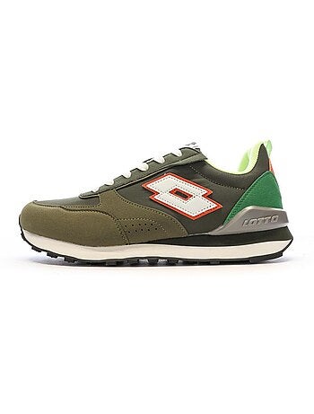 Lotto twenty 5 beige/grijze heren sneakers