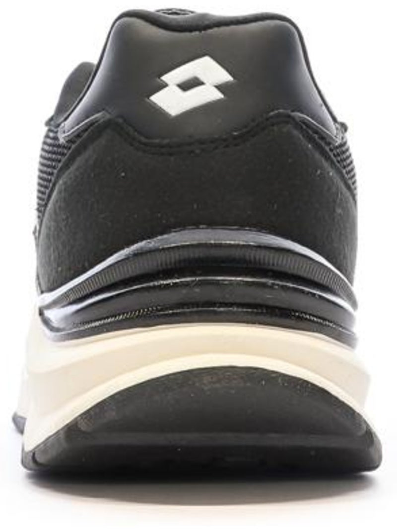 Lotto Twenty6 Zwart/Witte Heren Sneakers Zwart Beige - Kiabi